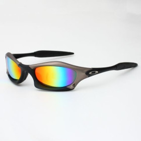 Oakley Splice Sunglasses Matte Black Gunmetal Frame Polarized Galaxy Lenses