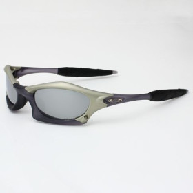 Oakley Splice Sunglasses Matte Black Gunmetal Frame Polarized Gray Lenses