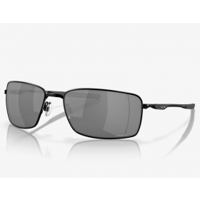 Oakley Square Wire Sunglasses Polished Black Frame Prizm Black Lenses