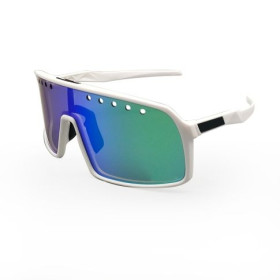 Oakley Sutro Sunglass OO9406A White Frame Prizm Green Lens