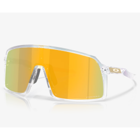 Oakley Sutro Sunglasses Clear Pacific Glass Frame Prizm 24k Lenses