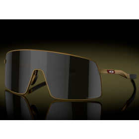Oakley Sutro TI Sunglasses Matte Gold Frame Prizm Black Lenses