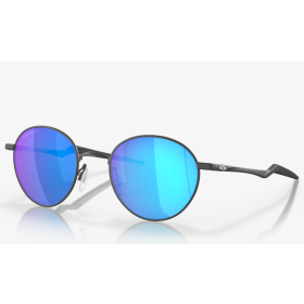 Oakley Terrigal Sunglasses Satin Light Steel Frame Prizm Sapphire Polarized Lenses