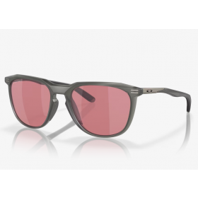 Oakley Thurso Sunglasses Matte Grey Smoke Frame Prizm Dark Golf Lenses