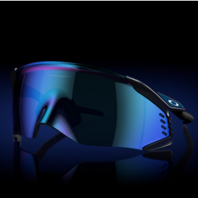 Oakley Velo Kato Sunglasses Matte Navy Frame Prizm Sapphire Lenses