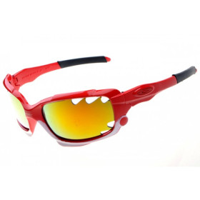 Oakley Racing Jacket red sunglasses fire iridium