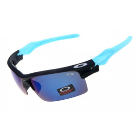 Oakley fast jacket blue black frame sunglass
