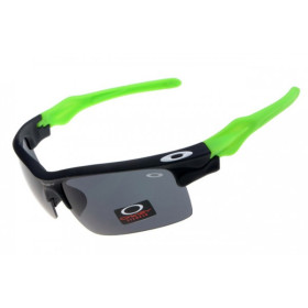 Oakley fast jacket sunglasses black green color