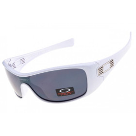 Oakley Antix sunglasses white frame gray lens