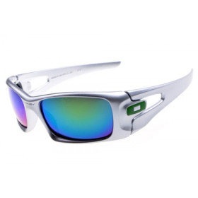 Oakley crankcase sunglasses silver / ice iridium