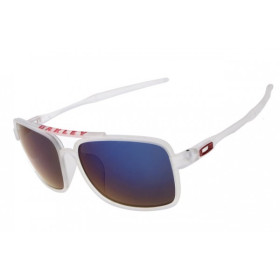 Oakley deviation sunglasses white / ice iridium