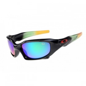 Oakley Pit Boss sunglasses polished black frame ice iridium lens