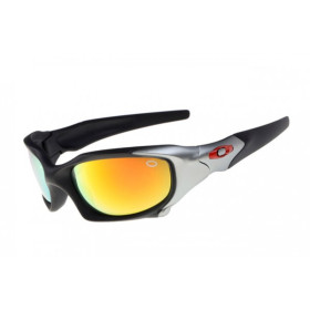 Oakley Pit Boss sunglasses silver / fire iridium