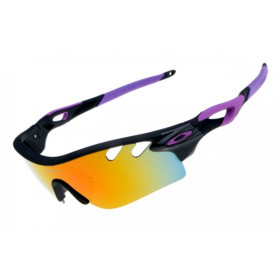 Oakley radarLock path matte black / purple sunglass