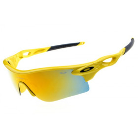 Oakley radarLock path polished yellow sunglasses