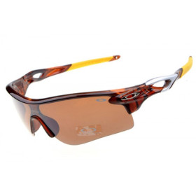 Oakley radarLock path clear brown sunglasses