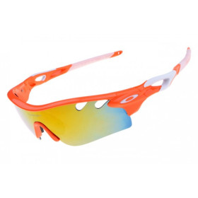 Oakley radarLock path sunglasses orange / fire iridium