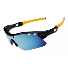 Oakley radarlock pitch sunglass black / ice iridium