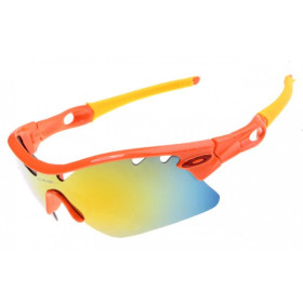 Oakley Radarlock Pitch sunglasses orange / fire iridium