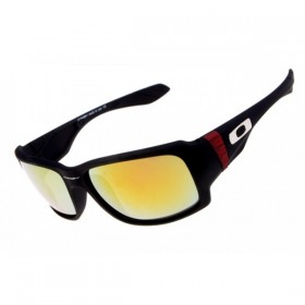 Oakley big taco sunglasses matte black / fire iridium