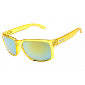 Oakley Holbrook sunglasses clear yellow / emerald iridium