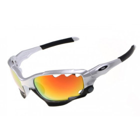 Oakley Racing Jacket grey / fire iridium sunglass