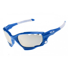 Oakley Racing Jacket polished blue / silver iridium sunglass