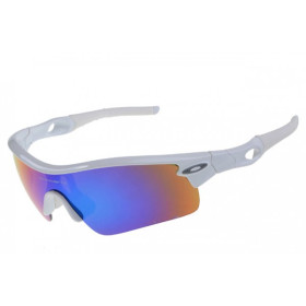 Oakley Radar Path sunglasses white / ice iridium