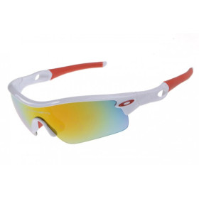 Oakley Radar Path sunglasses white / fire iridium