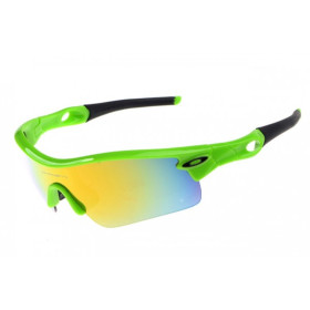 Oakley Radar Path sunglasses green / fire iridium