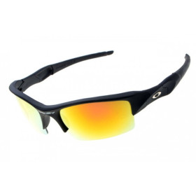 Oakley flak jacket sunglass matte black / fire iridium