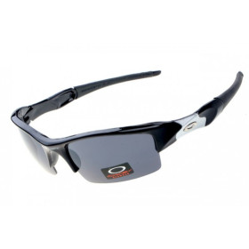 Oakley flak jacket sunglasses polished black